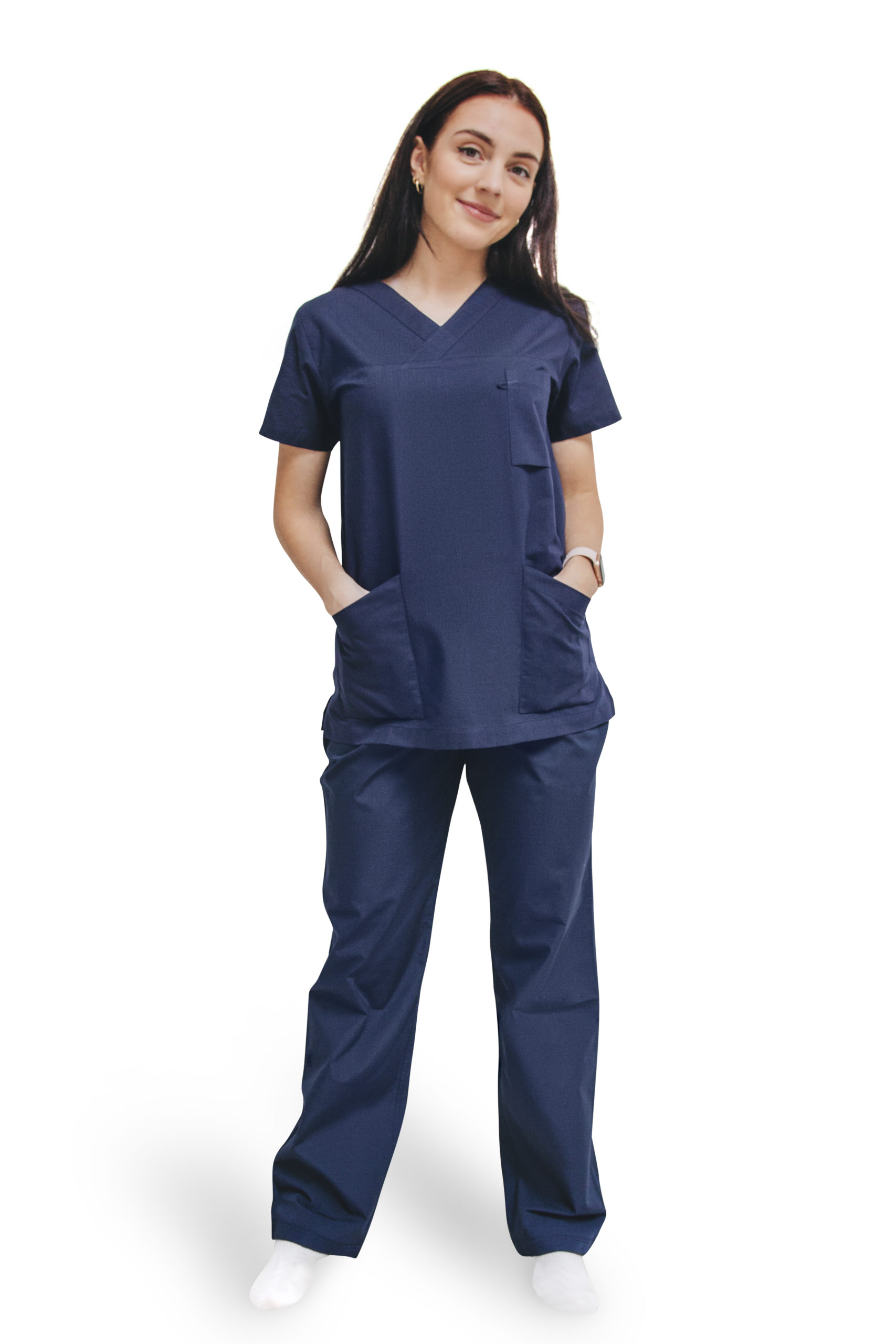 Women Scrub set navy